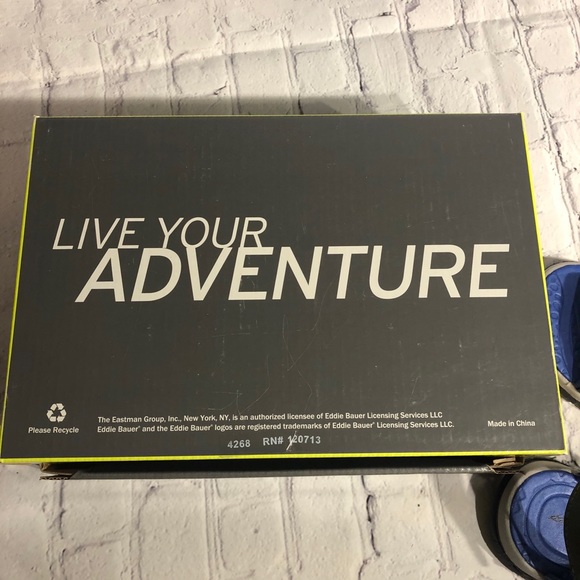 NIB! KIDS Eddie Bauer Mikey Sandal Blue & Gray - Picture 12 of 12